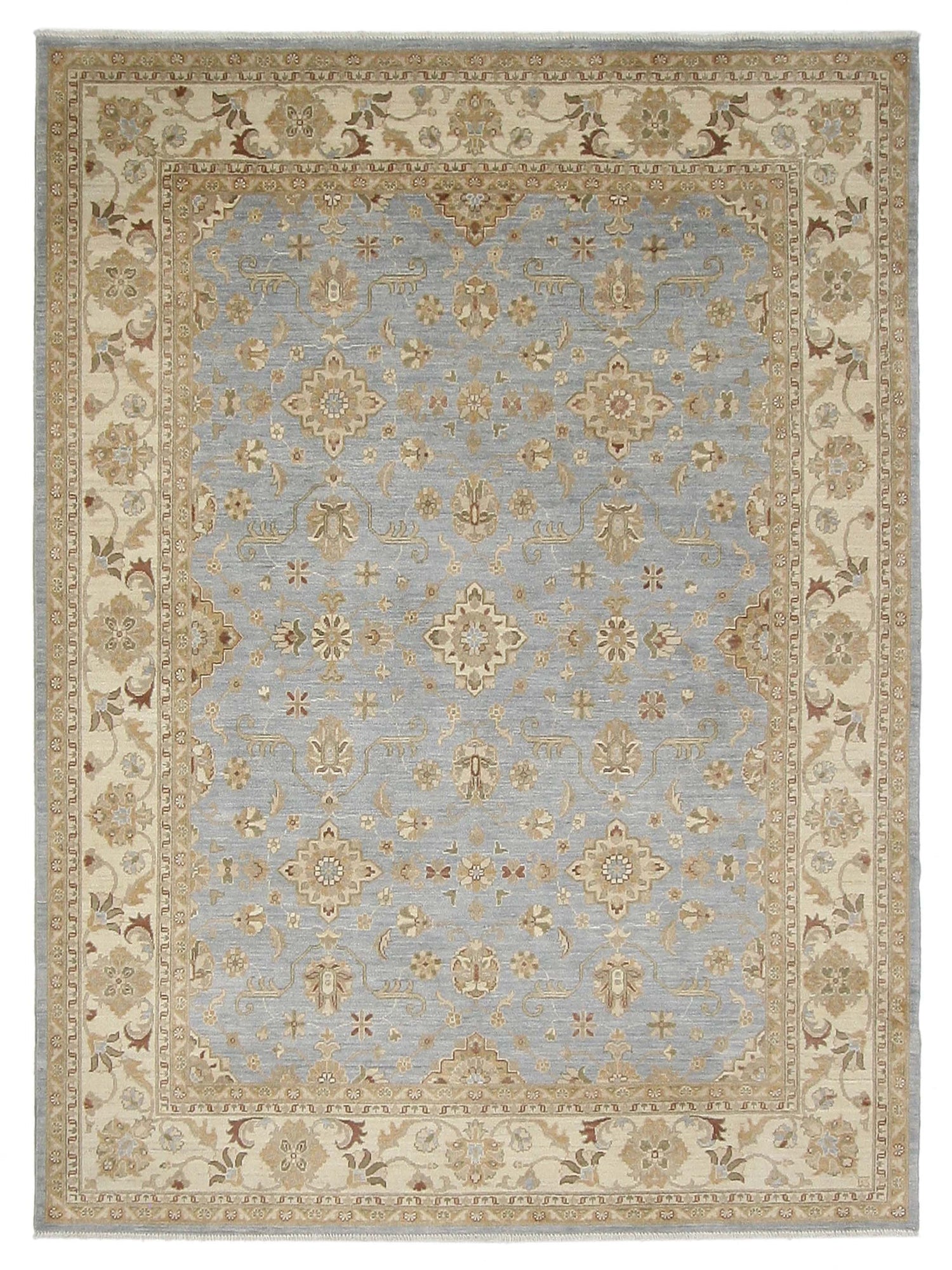 Pacific Ziegler Blue Ivory Transitional
