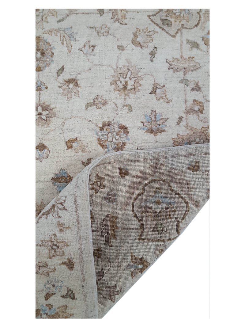 Pacific Ziegler 39454 Ivory Ivory Transitional Hand Knotted Rug