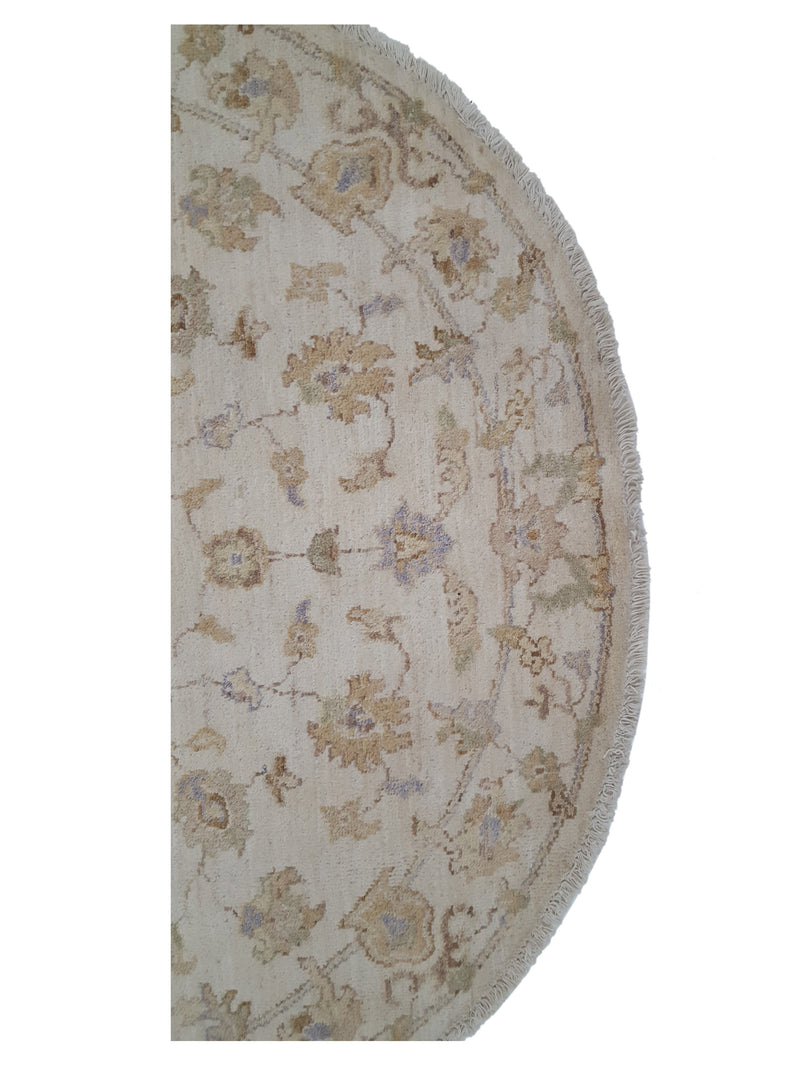 Pacific Ziegler 39459 Ivory Ivory Transitional Hand Knotted Rug