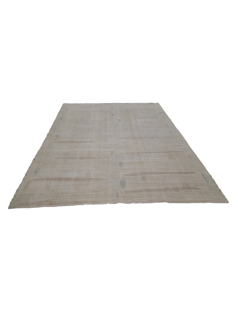 Pacific Vintage 39470 Ivory Ivory Vintage Hand Knotted Rug