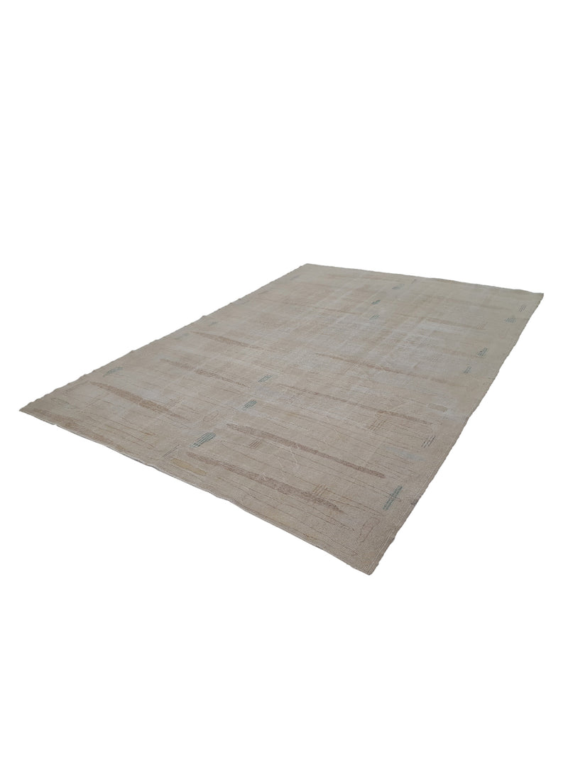 Pacific Vintage 39470 Ivory Ivory Vintage Hand Knotted Rug