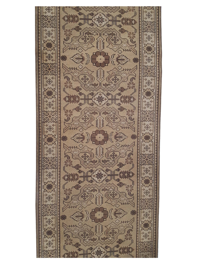 Pacific Shirvan 39491 Camel Ivory Traditional Hand Knotted Rug