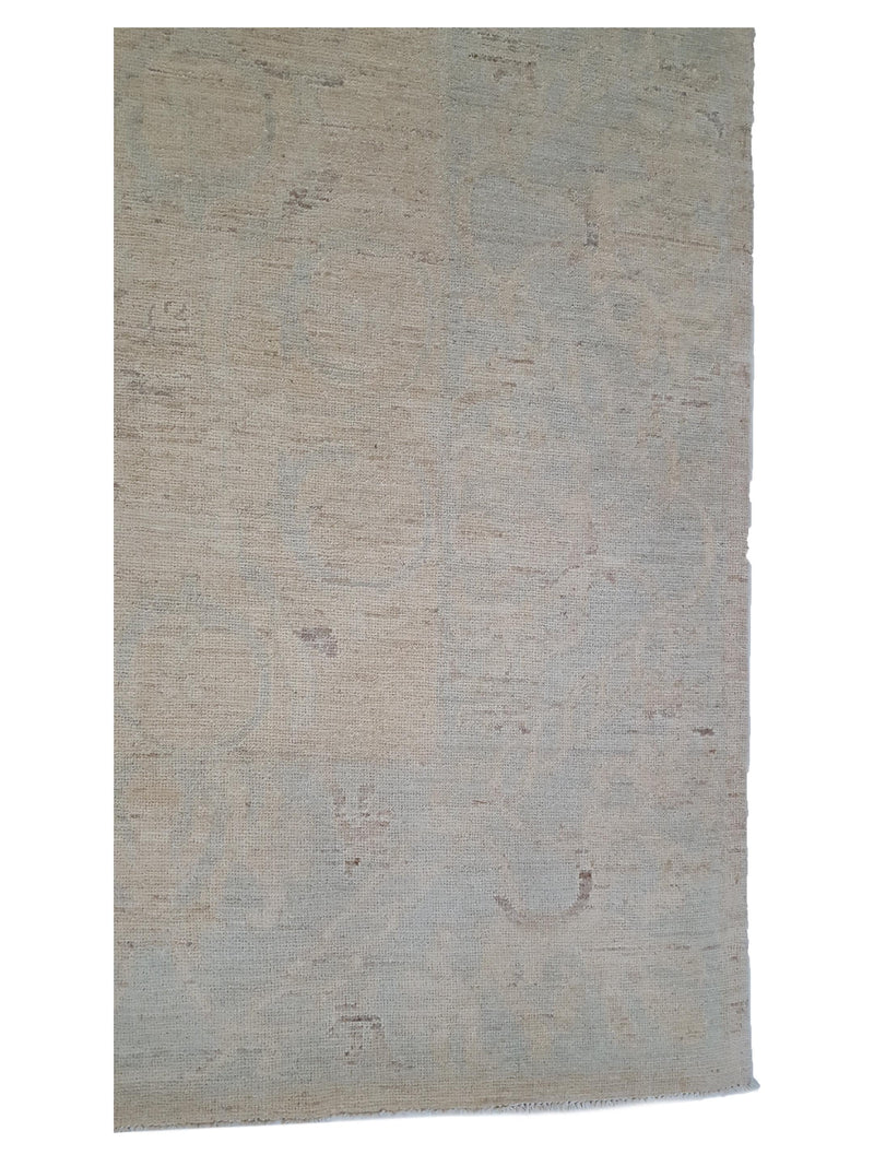 Pacific Khotan 39502 Beige Blue Transitional Hand Knotted Rug