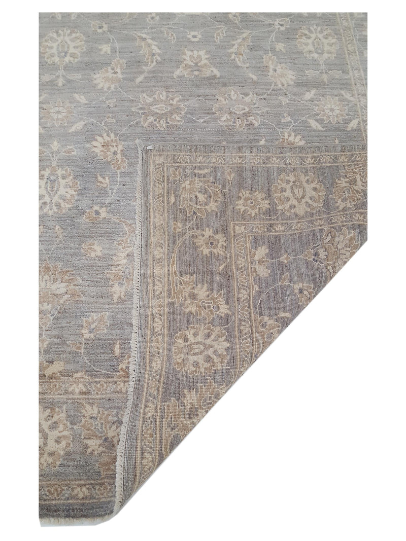 Pacific Ziegler 39509 Grey Grey Transitional Hand Knotted Rug