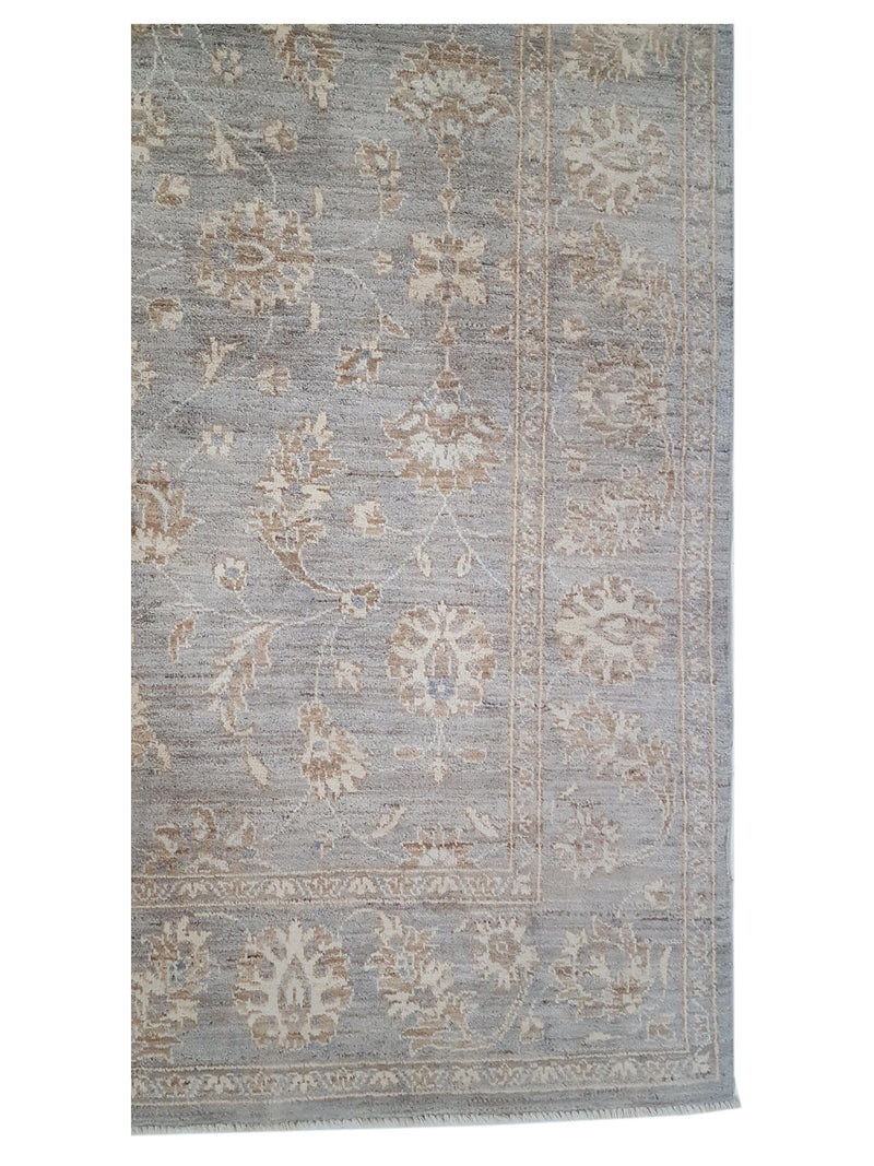 Pacific Ziegler 39509 Grey Grey Transitional Hand Knotted Rug