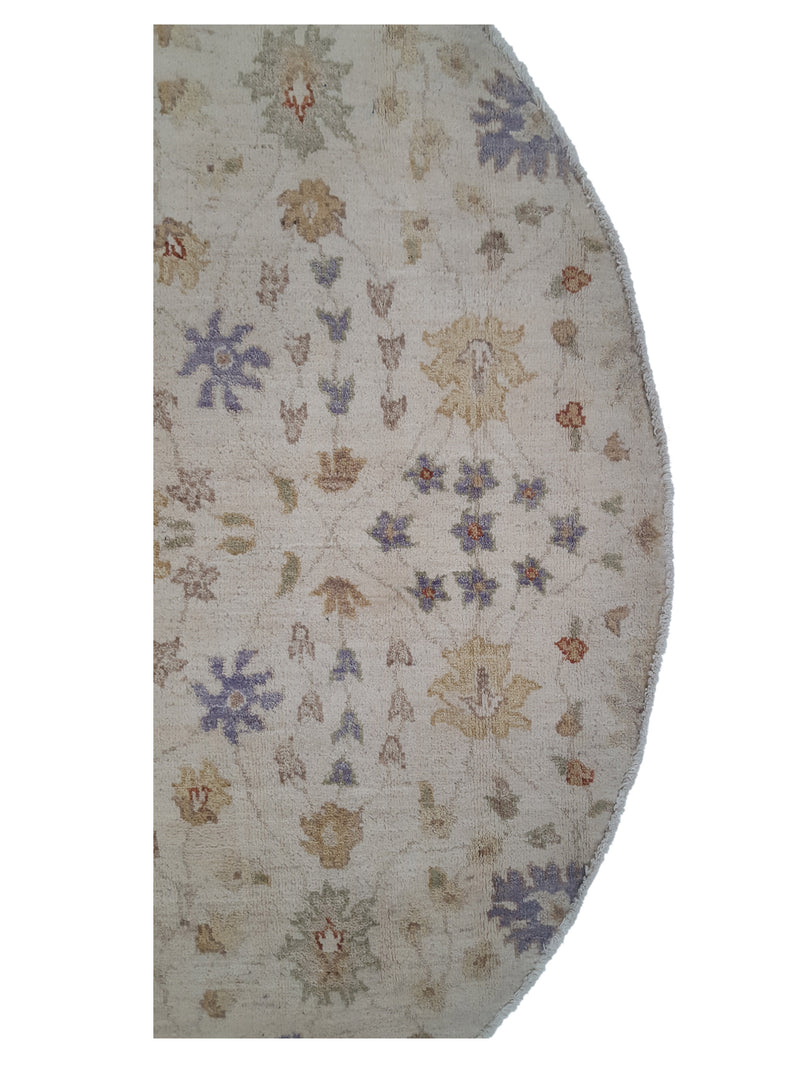 Pacific Ziegler 39514 Ivory Ivory Transitional Hand Knotted Rug