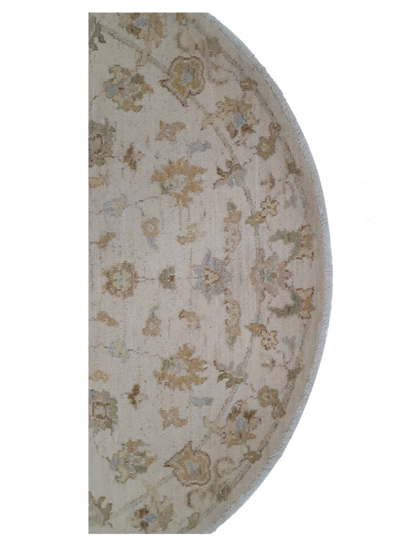 Pacific Ziegler 39516 Ivory Ivory Transitional Hand Knotted Rug