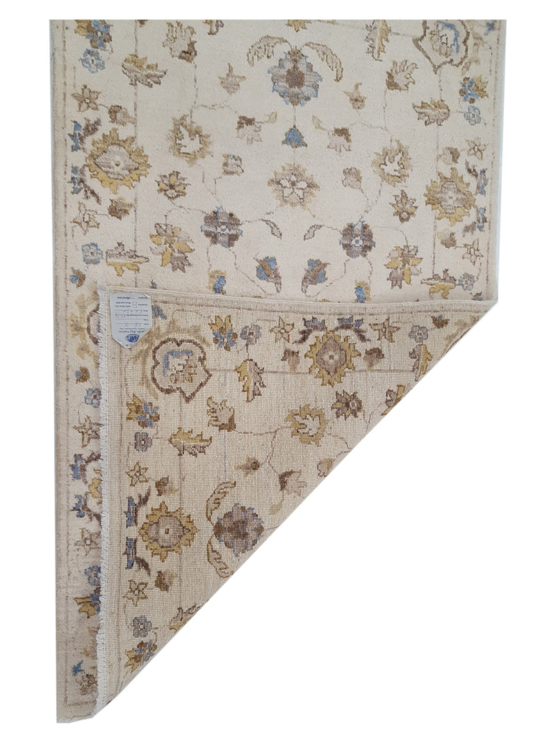 Pacific Ziegler 39520 Ivory Ivory Transitional Hand Knotted Rug