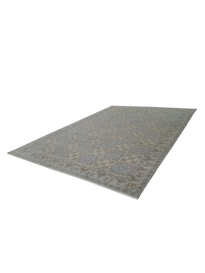 Pacific Khotan 39547 Beige Sky Transitional Hand Knotted Rug