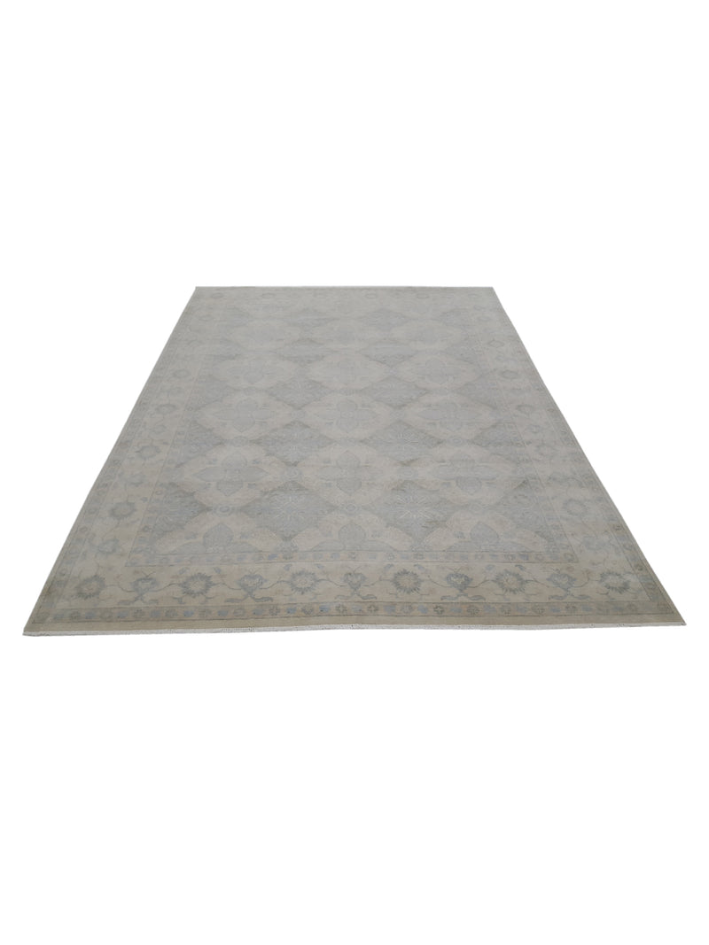 Pacific Khotan-In 39548 Beige Beige Transitional Hand Knotted Rug