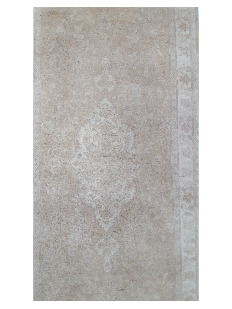 Pacific Classic 39594 Beige Ivory Traditional Hand Knotted Rug