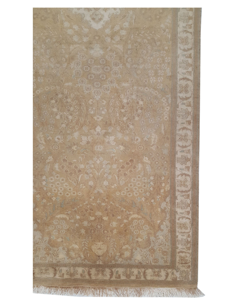 Pacific Classic 39596 Gold Ivory Traditional Hand Knotted Rug