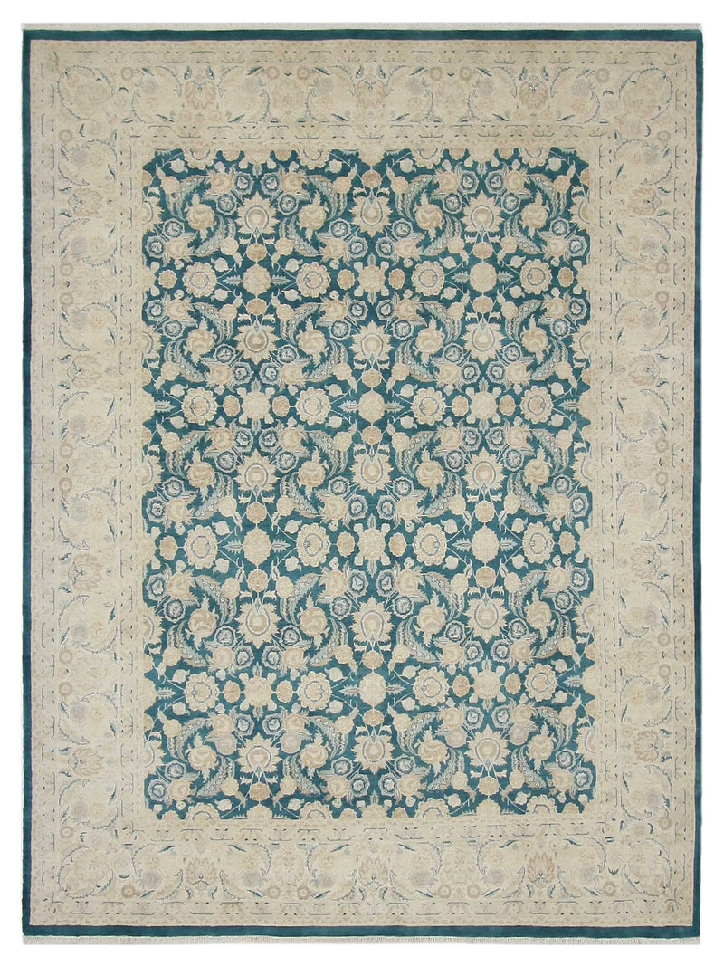 Pacific Classic Teal Ivory Traditional