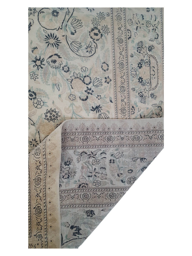 Pacific Classic 39612 Ivory Blue Traditional Hand Knotted Rug