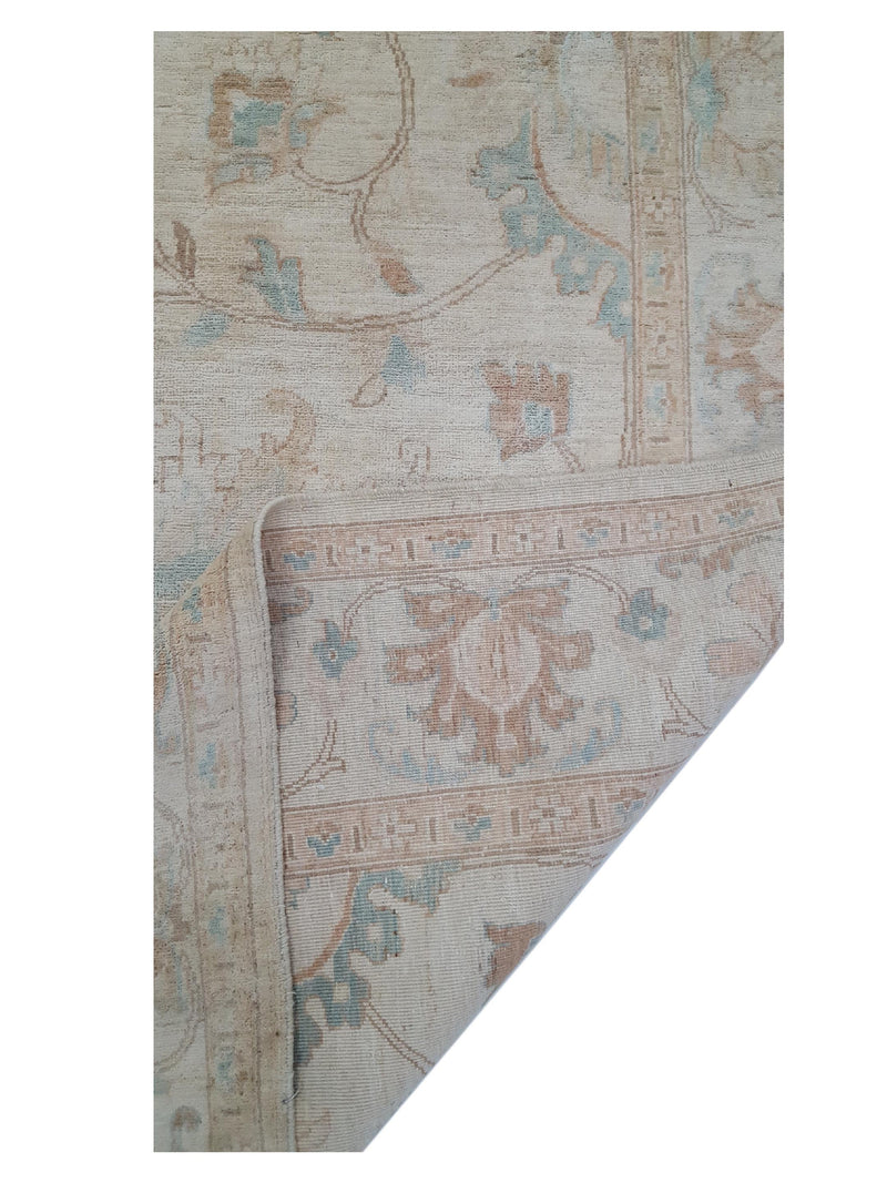 Pacific Ziegler 39632 Ivory Ivory Transitional Hand Knotted Rug
