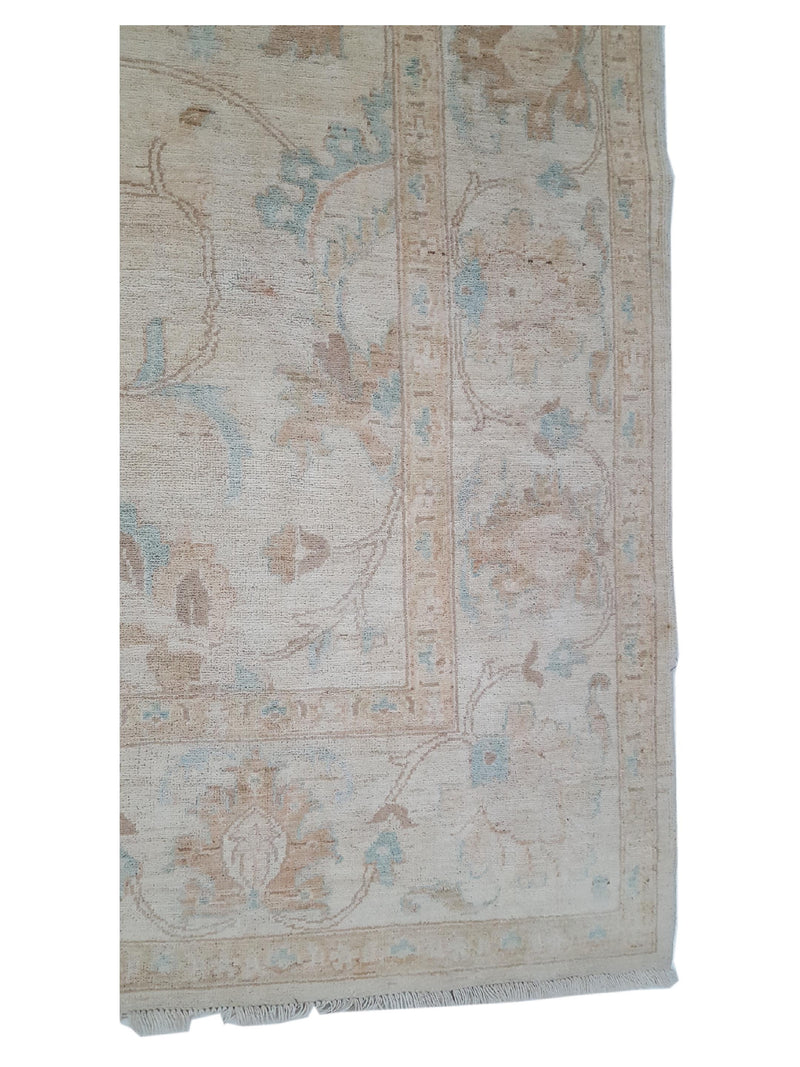 Pacific Ziegler 39632 Ivory Ivory Transitional Hand Knotted Rug