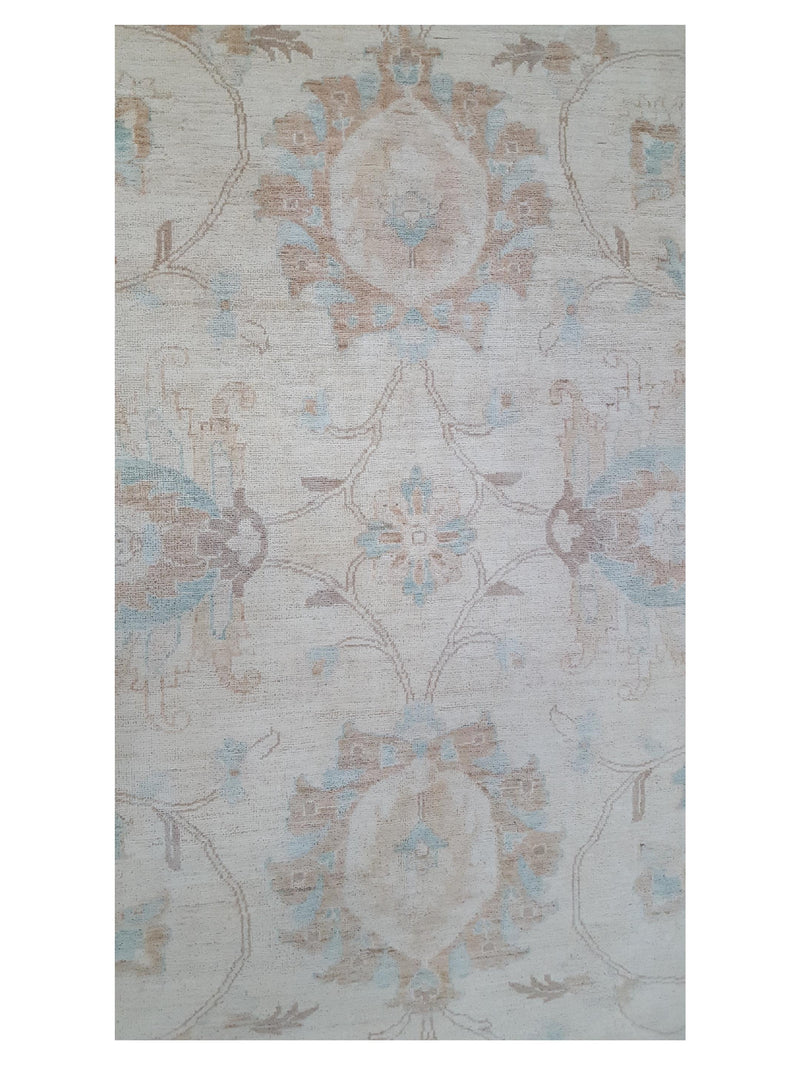 Pacific Ziegler 39632 Ivory Ivory Transitional Hand Knotted Rug
