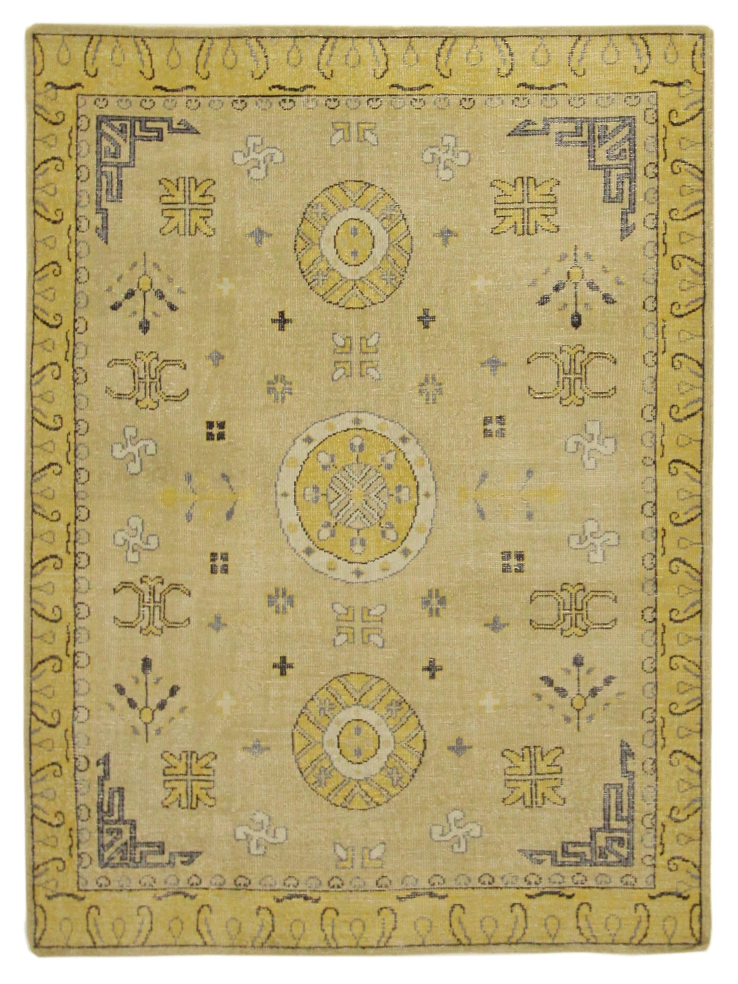 Pacific Vintage Khotan Beige Gold Vintage