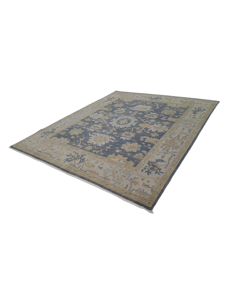 Pacific Marco 39772 Grey Beige Transitional Hand Knotted Rug