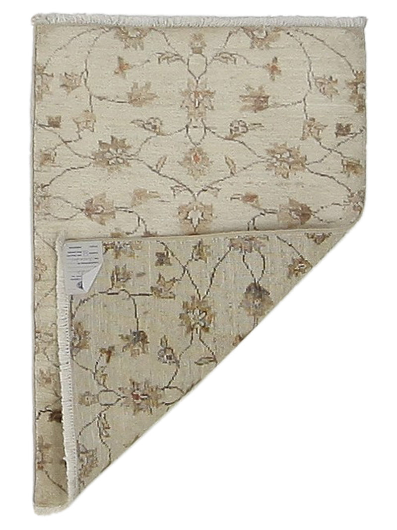 Pacific Ziegler 39817 Ivory Ivory Transitional Hand Knotted Rug