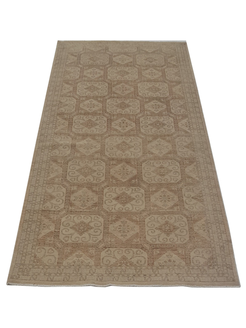 Pacific Khotan 39851 Ivory Lt.Brown Traditional Hand Knotted Rug