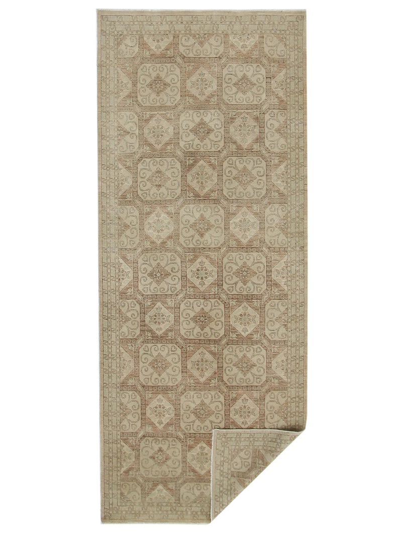 Pacific Khotan 39851 Ivory Lt.Brown Traditional Hand Knotted Rug