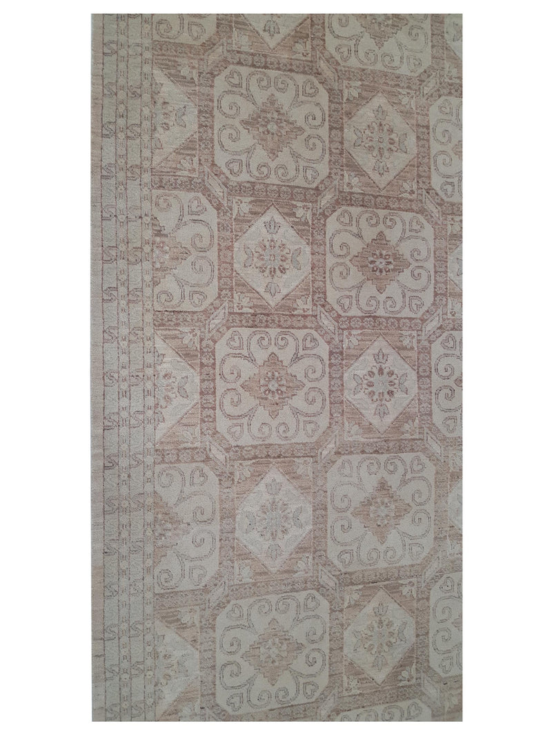 Pacific Khotan 39851 Ivory Lt.Brown Traditional Hand Knotted Rug