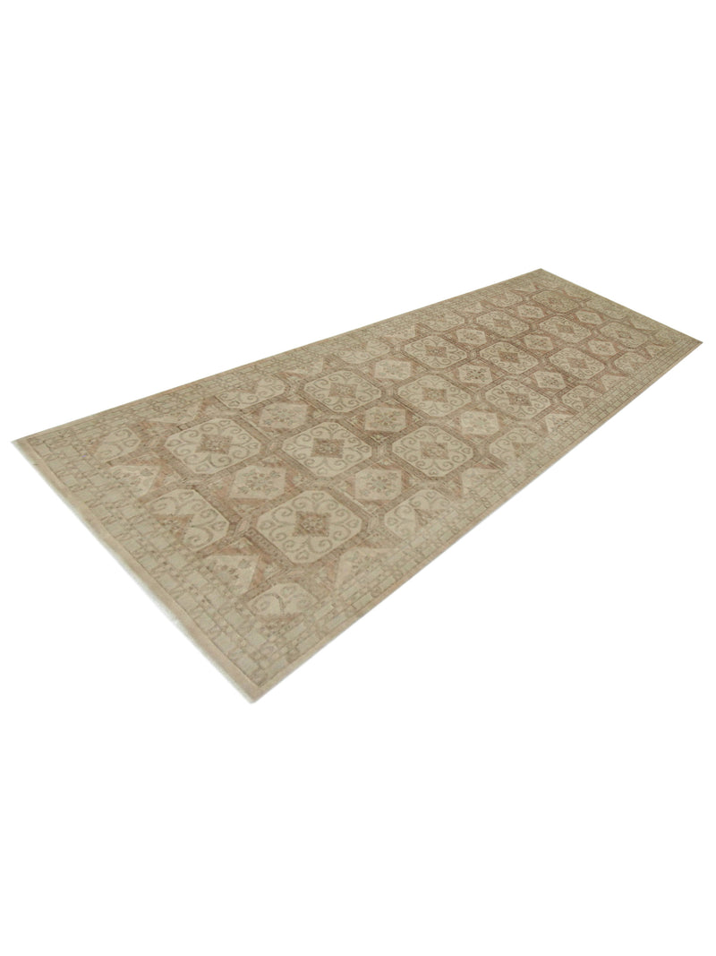 Pacific Khotan 39851 Ivory Lt.Brown Traditional Hand Knotted Rug