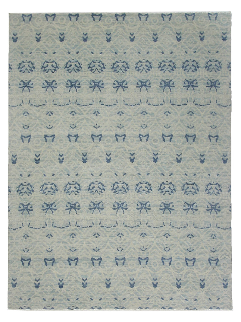 Pacific Arts and Crafts Blue Ivory Transitional