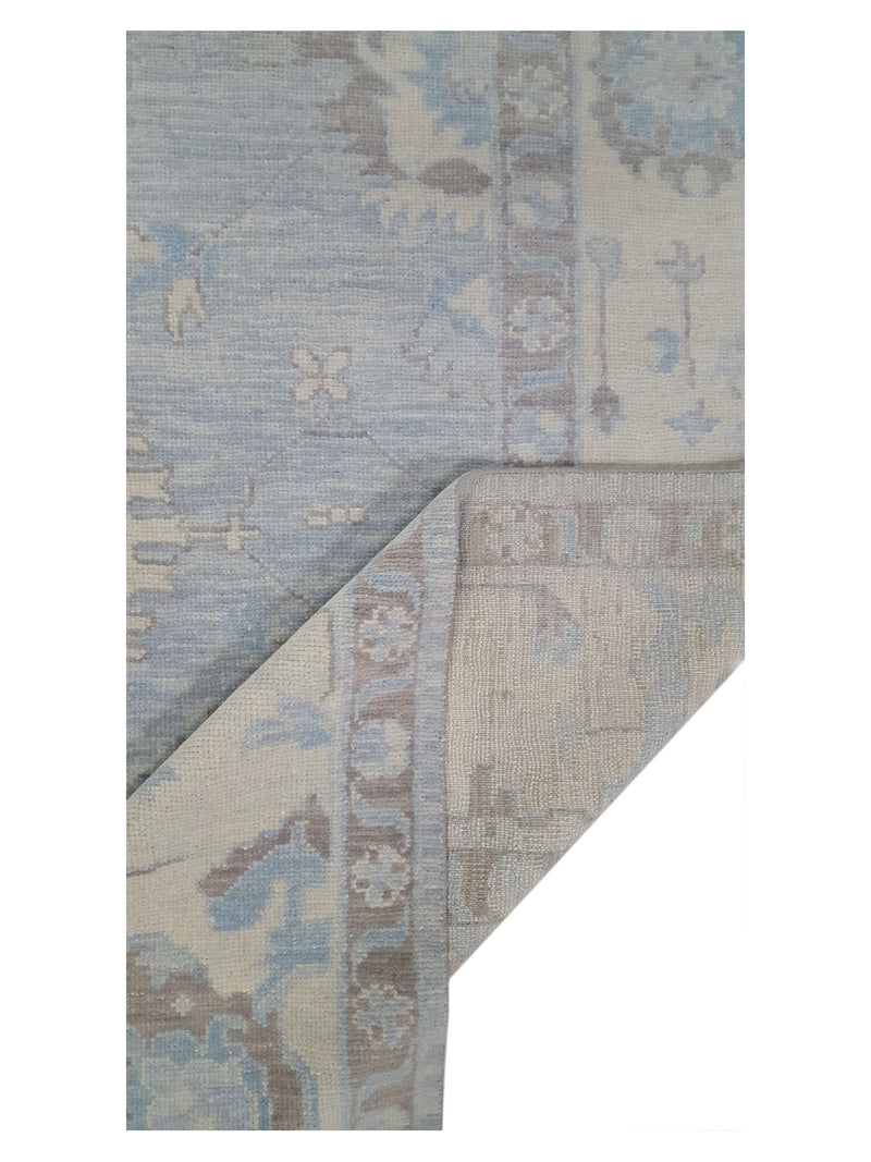 Pacific Angora 39913 Lt.Grey Ivory Traditional Hand Knotted Rug