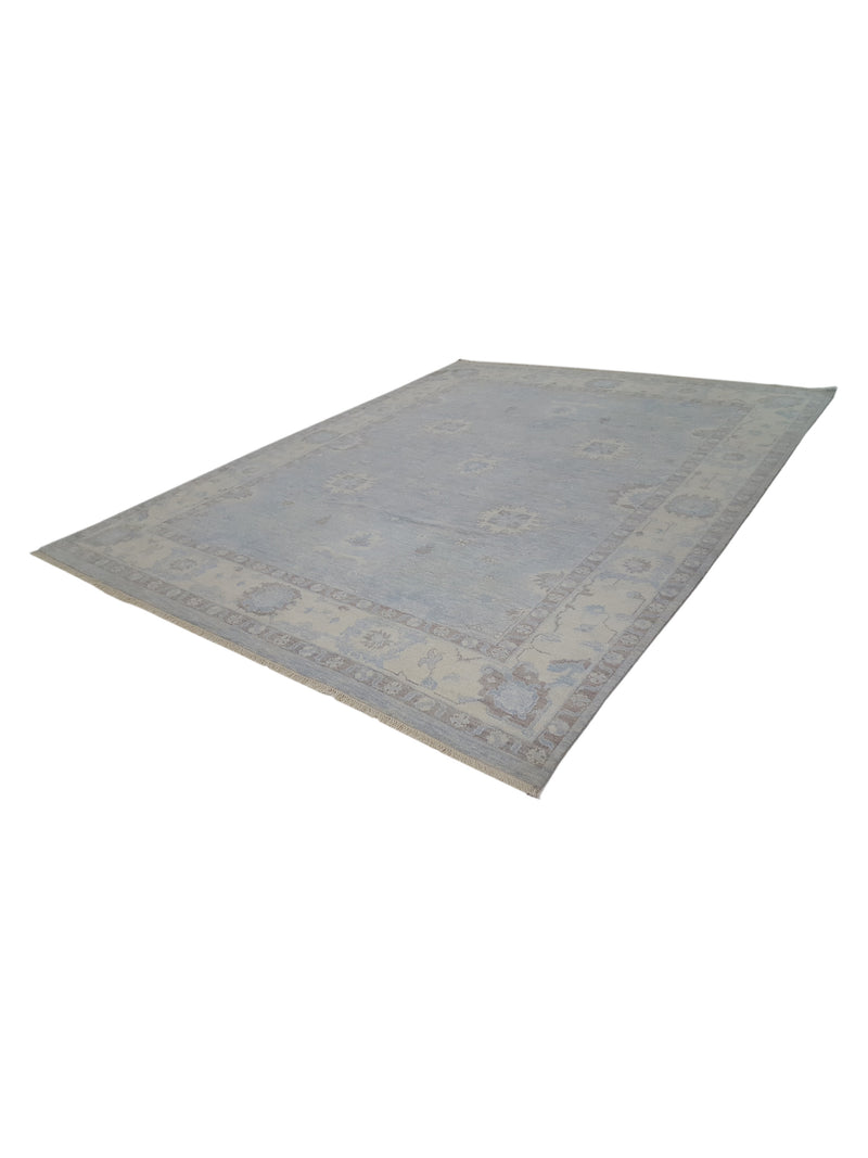 Pacific Angora 39913 Lt.Grey Ivory Traditional Hand Knotted Rug