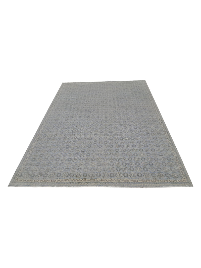 Pacific Khotan-In 39918 Lt.Blue Lt.Blue Transitional Hand Knotted Rug