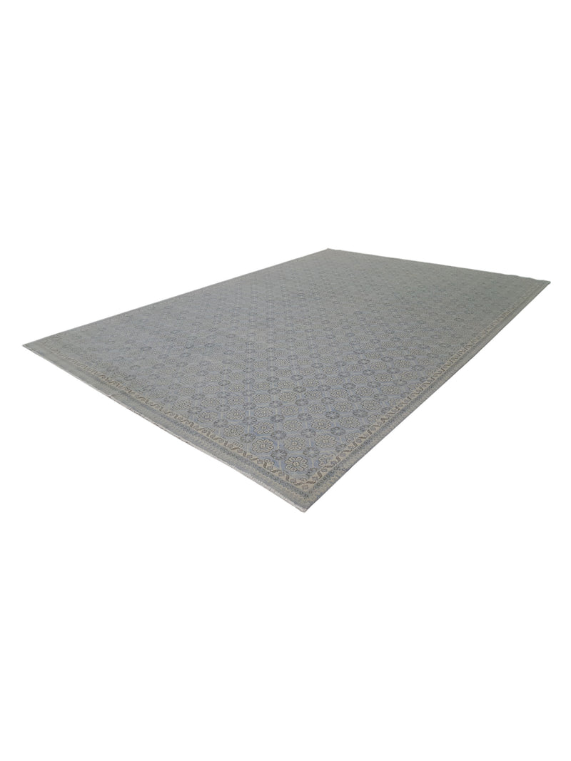 Pacific Khotan-In 39918 Lt.Blue Lt.Blue Transitional Hand Knotted Rug