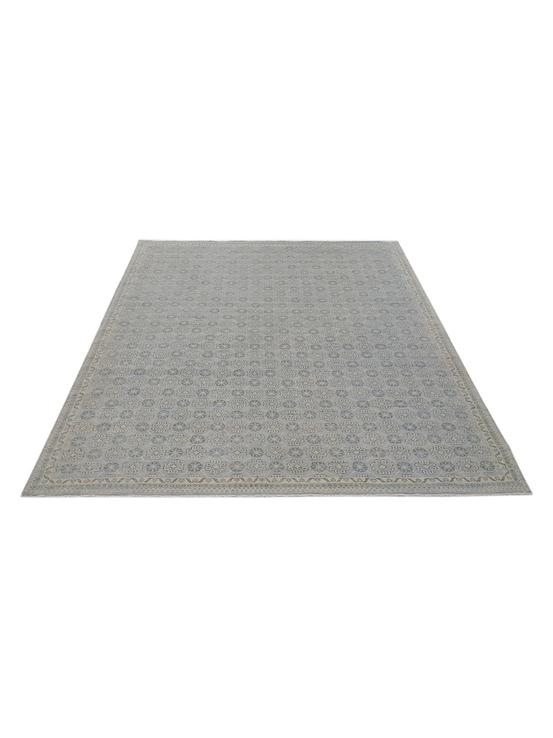 Pacific Khotan-In 39920 Lt.Blue Grey Transitional Hand Knotted Rug