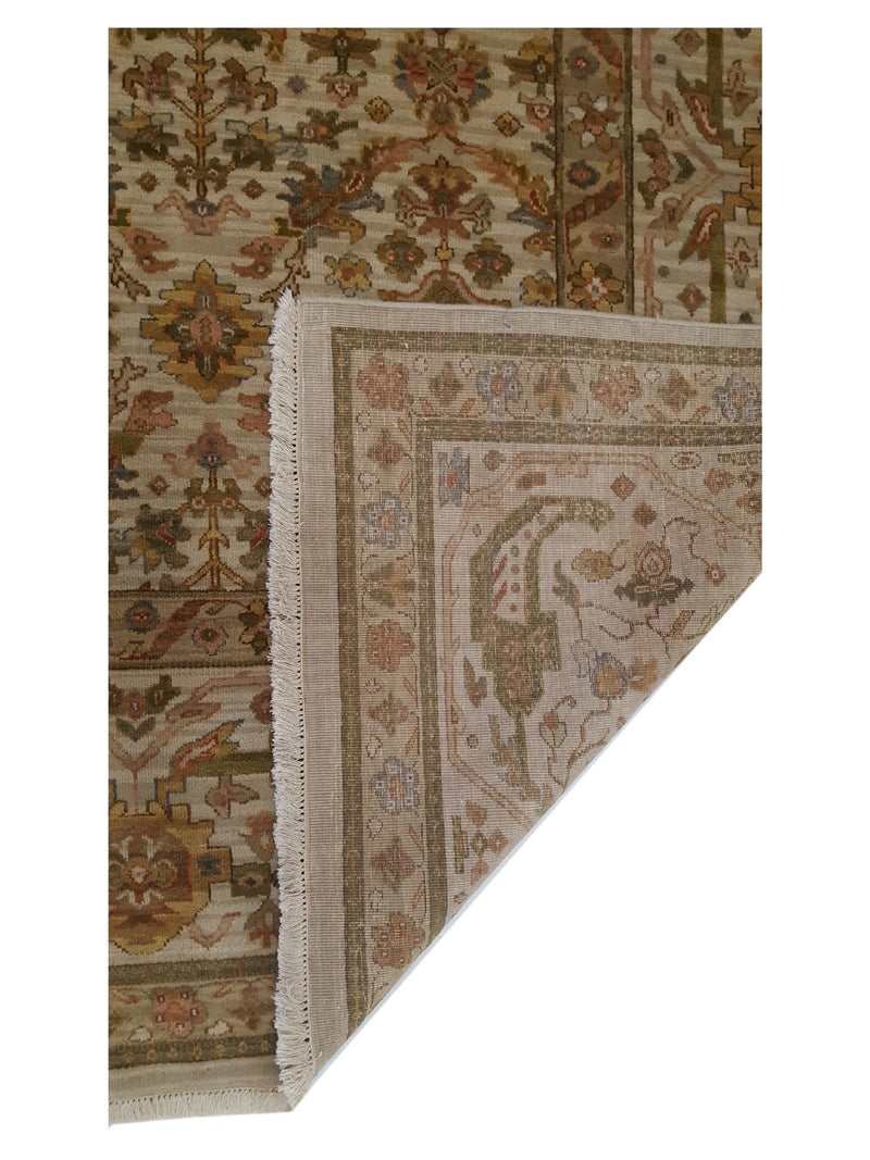 Pacific Maharaja 40155 Ivory Ivory Traditional Hand Knotted Rug