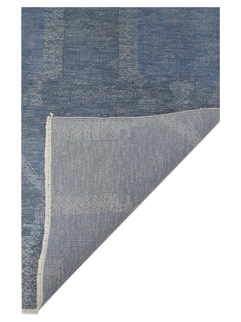 Pacific Jewel 40324 Blue Beige Transitional Hand Knotted Rug