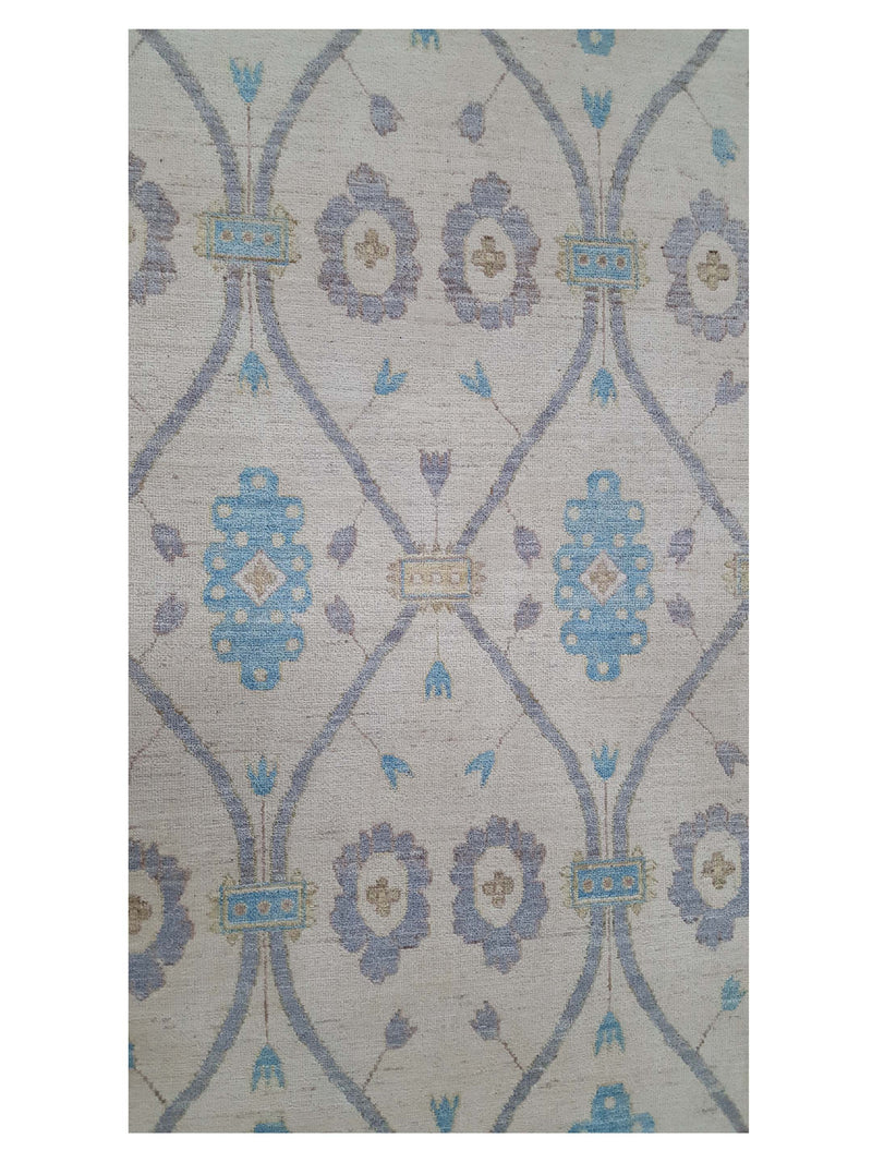 Pacific Ziegler 40420 Ivory Ivory Transitional Hand Knotted Rug