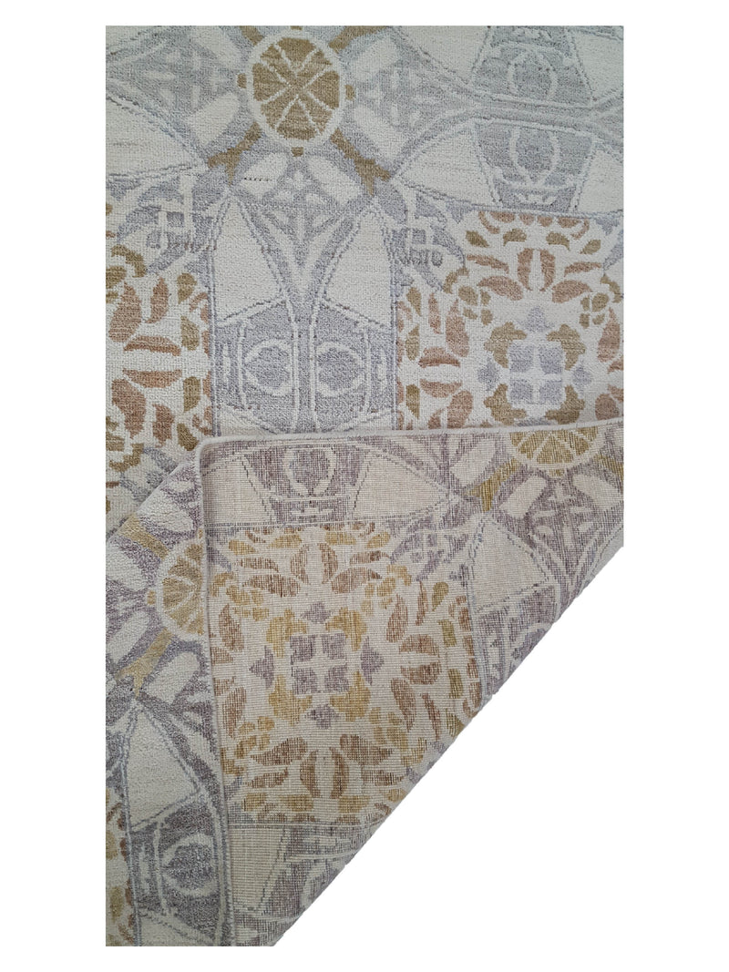 Pacific Ziegler 40421 Beige Beige Transitional Hand Knotted Rug