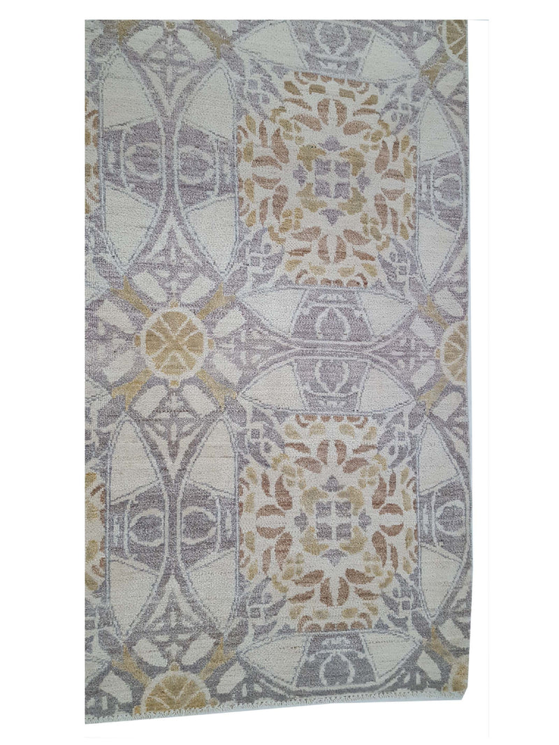 Pacific Ziegler 40421 Beige Beige Transitional Hand Knotted Rug
