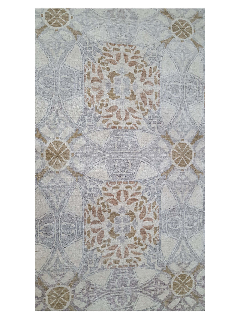 Pacific Ziegler 40421 Beige Beige Transitional Hand Knotted Rug