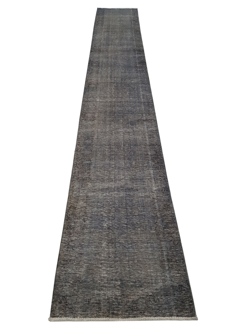 Pacific Vintage 40488 Grey Grey Vintage Hand Knotted Rug