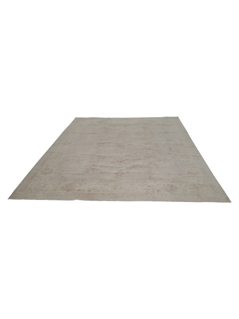Pacific Ziegler 40569 Ivory Ivory Transitional Hand Knotted Rug