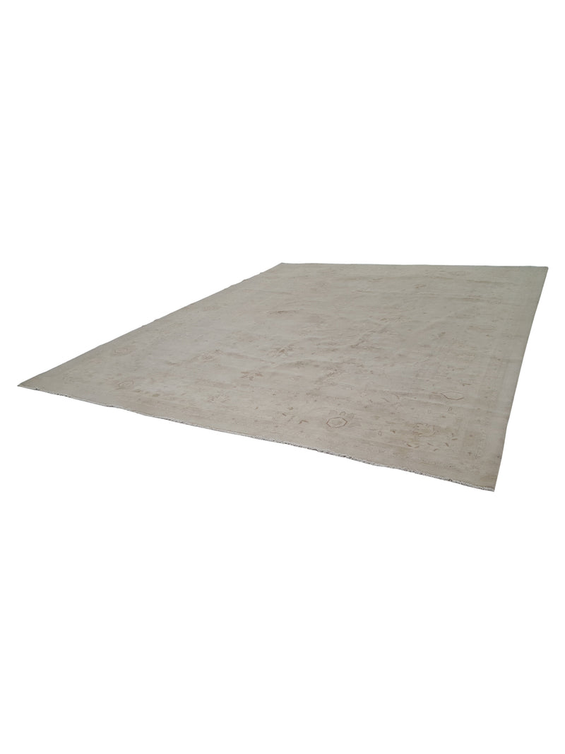 Pacific Ziegler 40569 Ivory Ivory Transitional Hand Knotted Rug