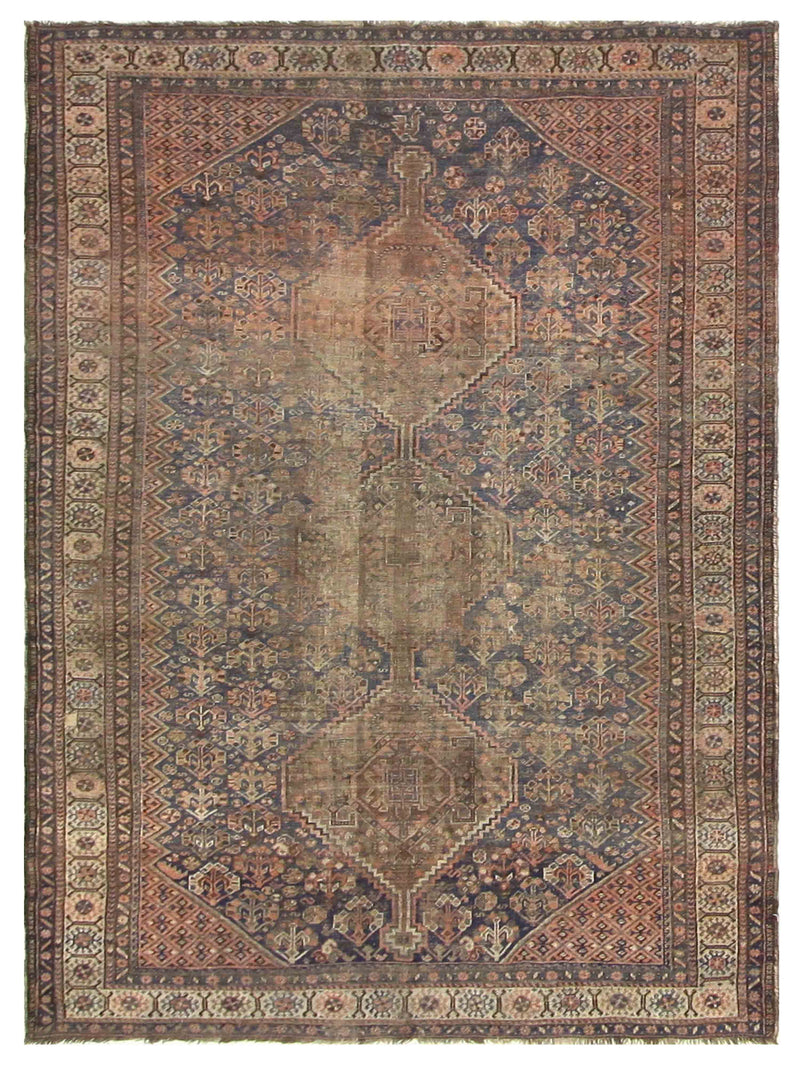 Fasa Antique Shiraz Blue Coral Traditional