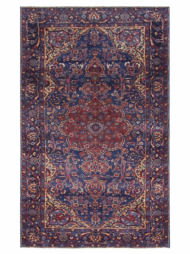 Fasa Antique Kerman Blue Indigo Traditional