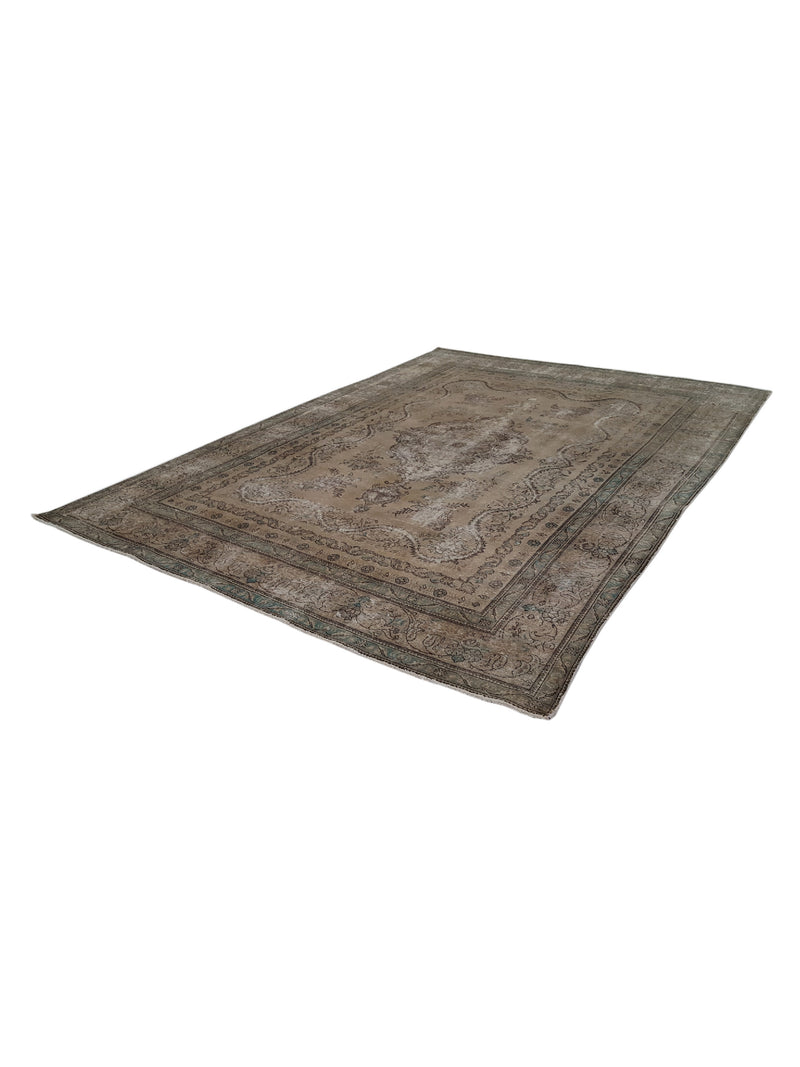 Pacific Vintage 40686 Lt.Brown Lt.Brown Vintage Hand Knotted Rug