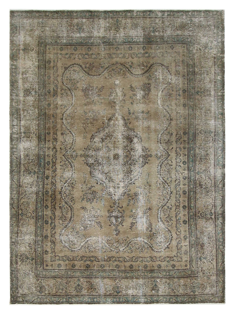Pacific Vintage 40686 Lt.Brown Lt.Brown Vintage Hand Knotted Rug