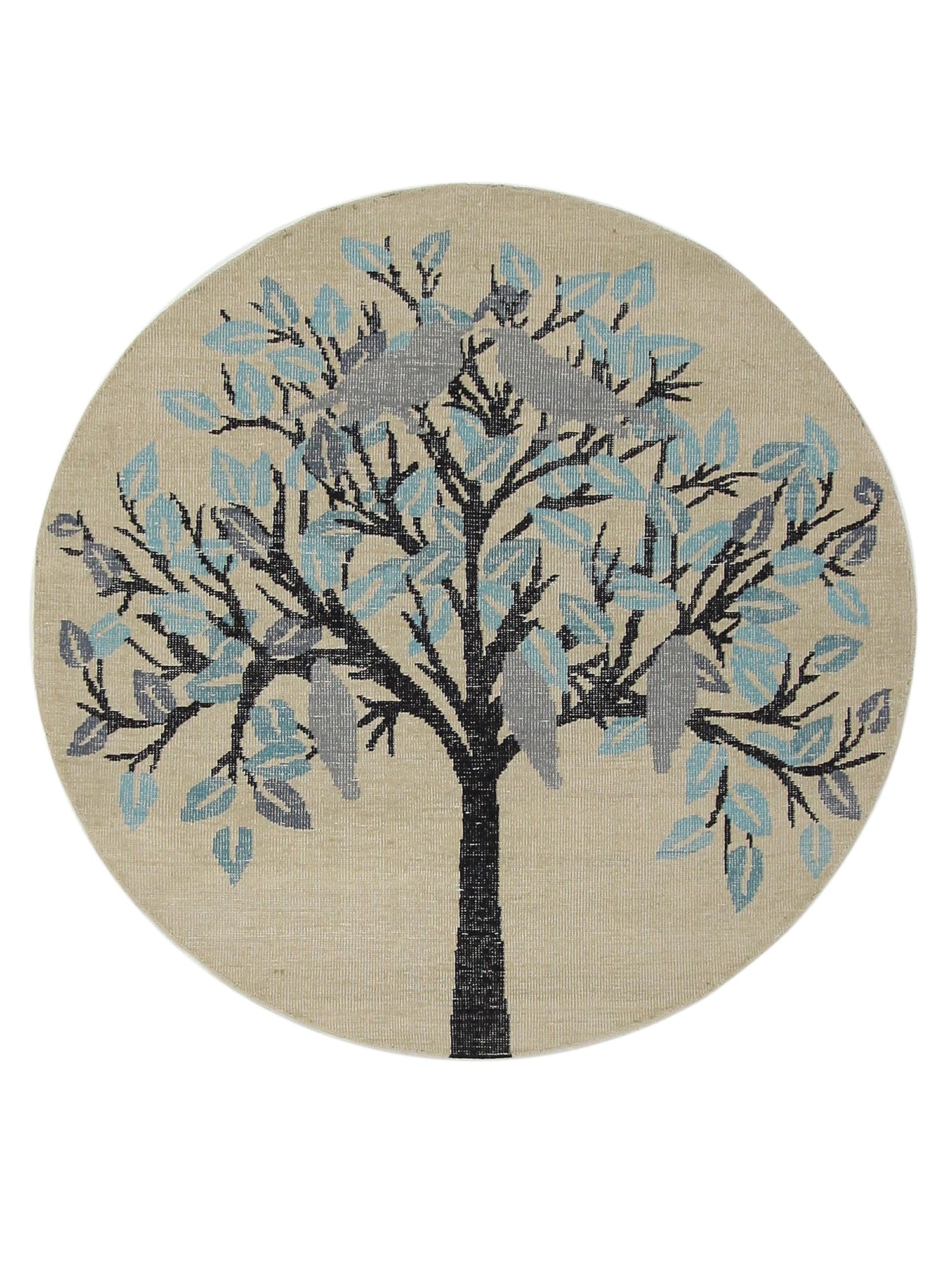 Pacific Vintage Tree Of Life Ivory Green Vintage