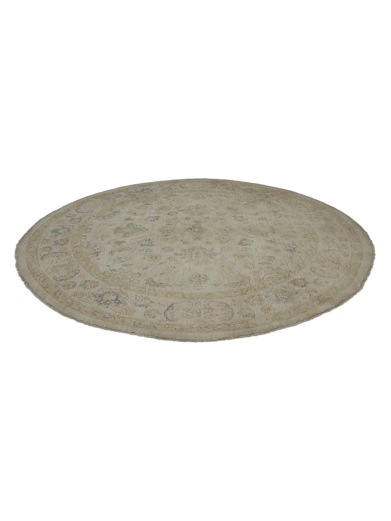 Pacific Ziegler 40938 Ivory Ivory Transitional Hand Knotted Rug