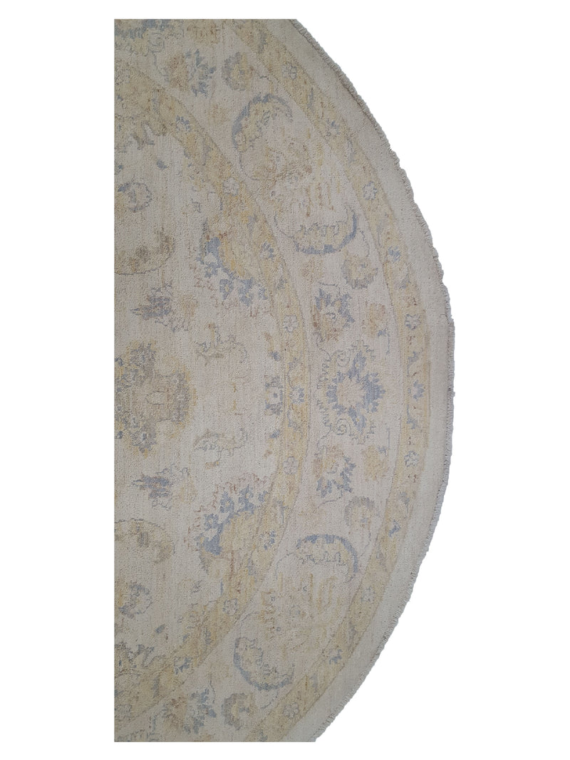 Pacific Ziegler 40938 Ivory Ivory Transitional Hand Knotted Rug